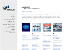 Tablet Screenshot of analycat.com